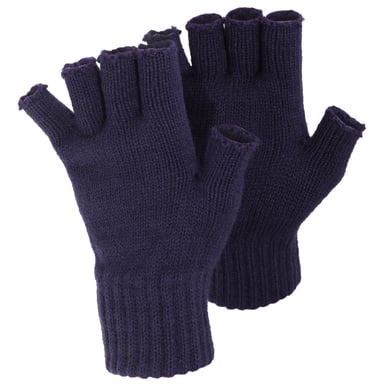 FLOSO Damen Handschuhe, fingerlos (Marineblau)