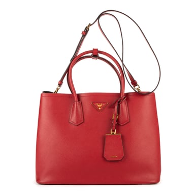 Vitello Daino Double Tote  Umhängetasche