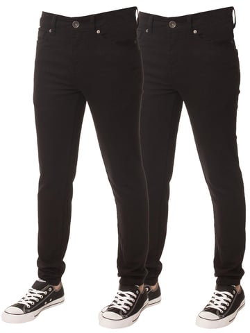 Enzo | 2 Paare Kinder Skinny Jeans