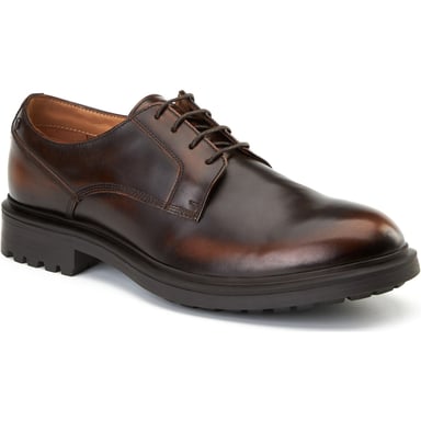 Base London Locke Leder Herren Schnürschuhe Braun