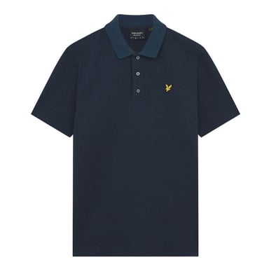 Lyle &amp; Scott - Poloshirt „muddy Navy" In Ton-in-ton-textur