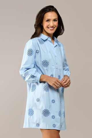 Caroline Tensen Manchester Tunika Hellblau