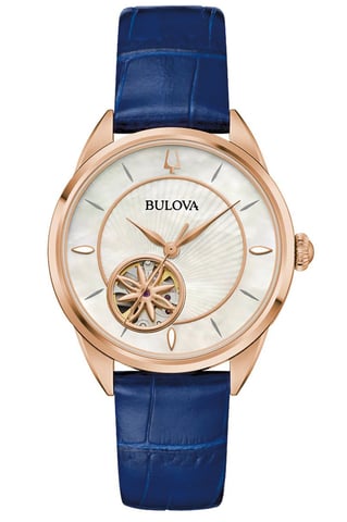 Bulova Sutton Damenarmbanduhr Blau 97L180