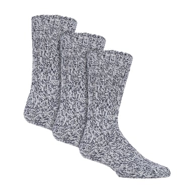 3er-Pack Herren Wollboot-Socken | Dicke Pennine Walker Socken | Outdoor Wandersocken