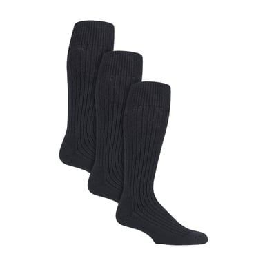 3er-Pack lange Stiefelsocken für Herren für Outdoor-Wellington | knielange Militärsocken