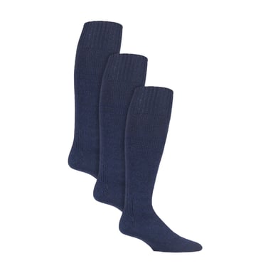 3er-Pack Fischer-Socken | Lange Wollstiefelsocken für Männer | Knielange Angelsocken