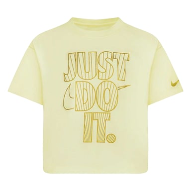 Nike - T-Shirt für Mädchen Kastig (Cremefarbe)