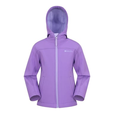 Mountain Warehouse - "Exodus" Softshelljacke Wasserbeständig für Kinder (Hell-Lila)