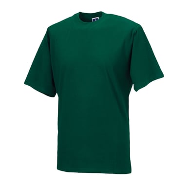 Russell Herren Organik T-Shirt Kurzarm (Flaschengrün)
