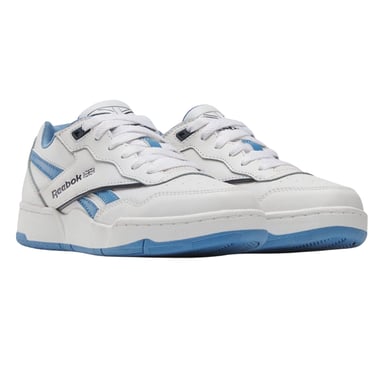 Reebok - Kinder Sneaker "BB 4000 II", Leder (Weiß/Blau)