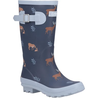 Cotswold - Kinder Gummistiefel "Woodland", Rotwild (Marineblau)