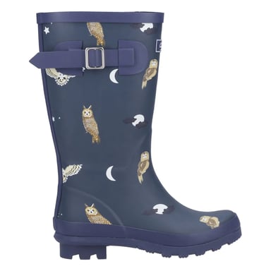 Cotswold - Kinder Gummistiefel "Woodland", Eule (Blau)
