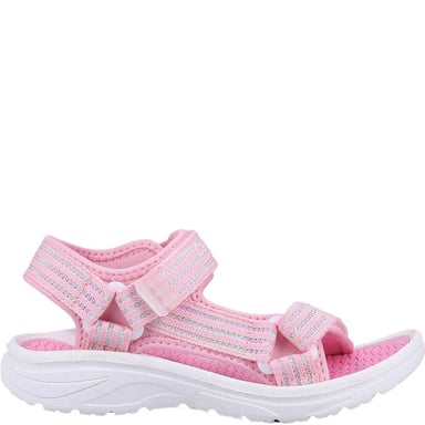 Cotswold - Kinder Sandalen "Bodiam", recyceltes Material (Pink/Weiß)