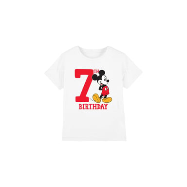 Disney - T-Shirt für Kinder - 7. Geburtstag (Weiß)