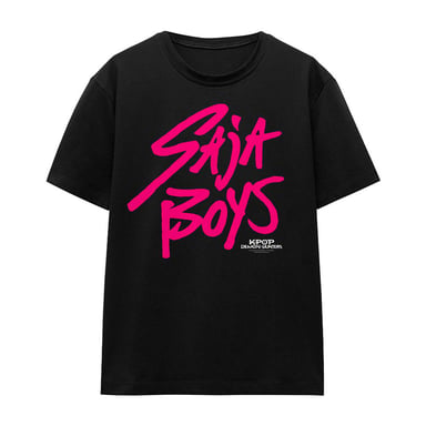 K-Pop Demon Hunters - "Saja Boys" T-Shirt für Damen (Schwarz/Pink)