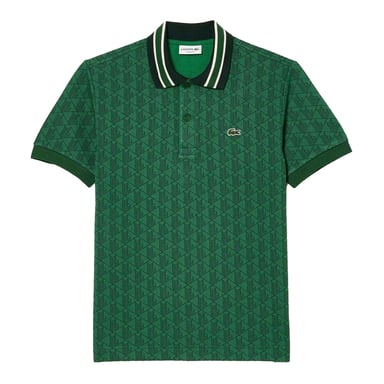 Lacoste - Poloshirt für Herren Jacquard Klassisch (Grün)