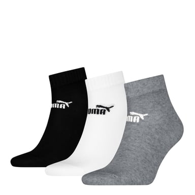 Puma - "Quarter" Knöchelsocken für Herren/Damen Unisex(3er-Pack) (Schwarz)