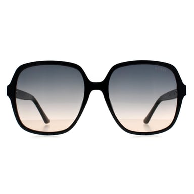 Guess GF6203 01W glÃ¤nzend schwarz blau rosa Farbverlauf Sonnenbrille