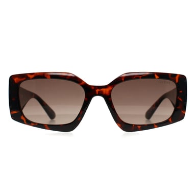Guess GF6200 52F dunkle Sonnenbrille mit Farbverlauf in Havanna braun