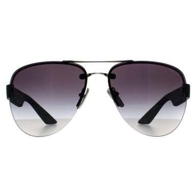 Prada Sport PS55YS 1BC09U Sonnenbrille mit silbergrauem Farbverlauf