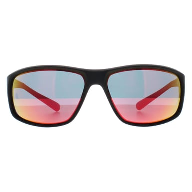 Nike Adrenaline MI EV1134 006 matte schwarze graue Infrarot-Spiegel-Sonnenbrille