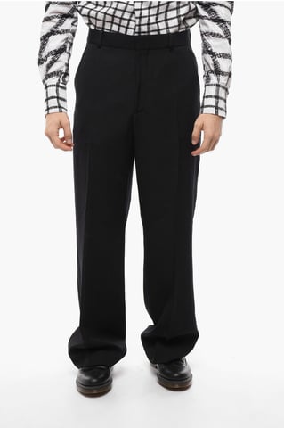 Baggy Relaxed Fit Hose in Schwarz