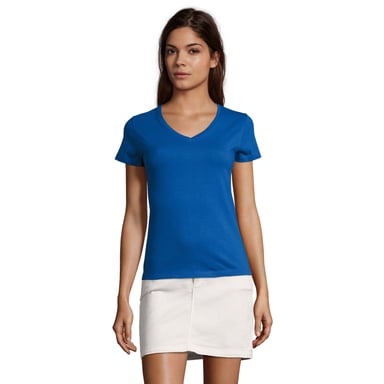 SOLS - "Imperial" T-Shirt V-Ausschnitt für Damen (Königsblau)