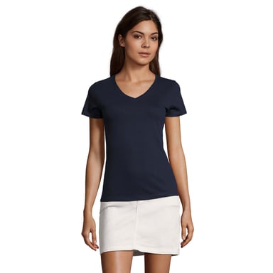 SOLS - "Imperial" T-Shirt V-Ausschnitt für Damen (Dunkelblau)