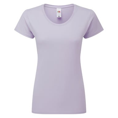 Fruit Of The Damen T-Shirt, enganliegend (Sanfter Lavendel)