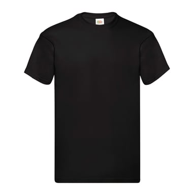 Fruit of the Loom - "Original" T-Shirt für Herren (Schwarz)