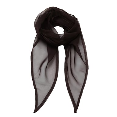 Premier Damen Chiffon-Schal / Chiffon-Halstuch (Braun)