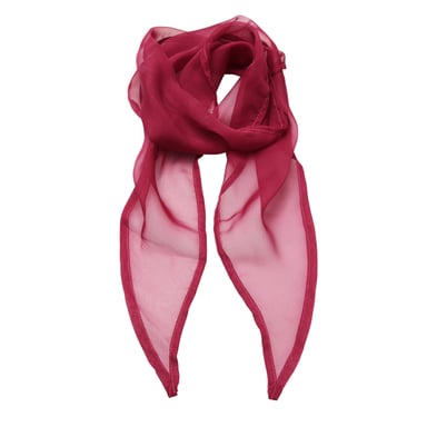 Premier Damen Chiffon-Schal / Chiffon-Halstuch (Dunkles Pink)