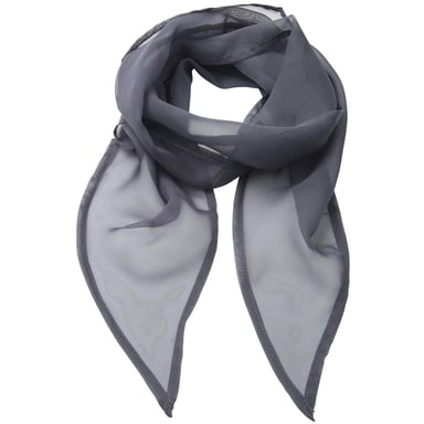 Premier Damen Chiffon-Schal / Chiffon-Halstuch (Stahl)