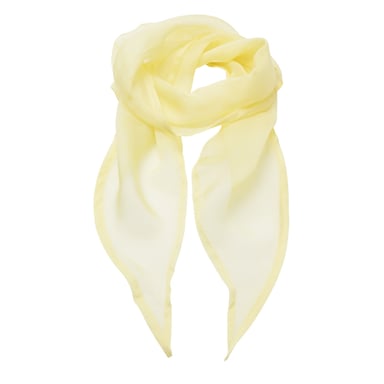 Premier Damen Chiffon-Schal / Chiffon-Halstuch (Zitrone)