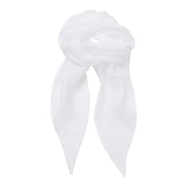 Premier Damen Chiffon-Schal / Chiffon-Halstuch (Weiß)