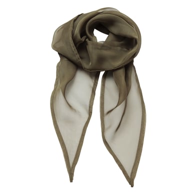 Premier Damen Chiffon-Schal / Chiffon-Halstuch (Olive)