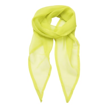 Premier Damen Chiffon-Schal / Chiffon-Halstuch (Limette)