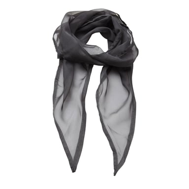 Premier Damen Chiffon-Schal / Chiffon-Halstuch (Dunkelgrau)