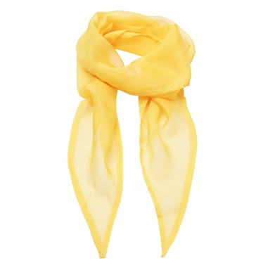 Premier Damen Chiffon-Schal / Chiffon-Halstuch (Sonnenblumengelb)