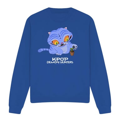 K-Pop Demon Hunters - "Cute" Sweatshirt für Herren/Damen Unisex (Königsblau)