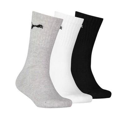 Puma - Socken für Kinder(3er-Pack) (Schwarz/Weiß/Grau)