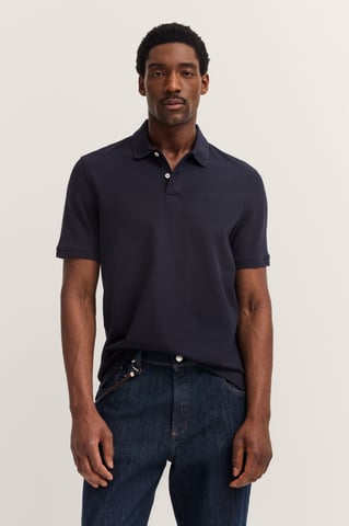Bugatti Herren Polo-Shirt mit körpernaher Passform