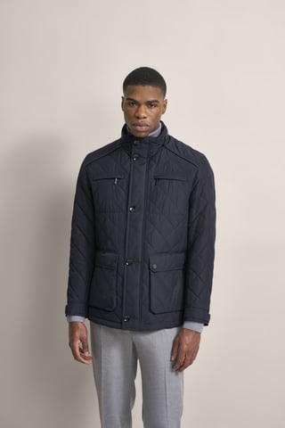 Bugatti Herren Jacke im Rautenstepp