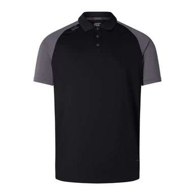 Canterbury - "Elite" Poloshirt für Herren (Schwarz/Magnetgrau)