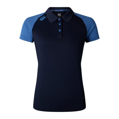 Canterbury - "Elite" Poloshirt für Damen (Marine/wahres Marienblau meliert)