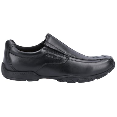 Hush Puppies - Jungen Schul-Uniform-Schuhe "Elijah", Leder (Schwarz)