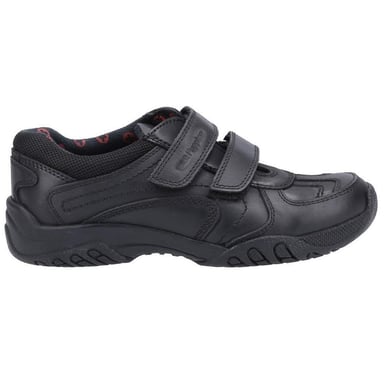 Hush Puppies - Jungen Schul-Uniform-Schuhe "Jezza 2", Leder (Schwarz)