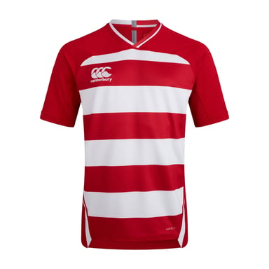 Canterbury - "Evader" Trikot Rund für Herren (Fahnenrot)