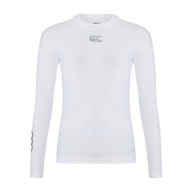 Canterbury - Base Layer Oberteil für Damen Thermoreg Langärmlig (Weiß)