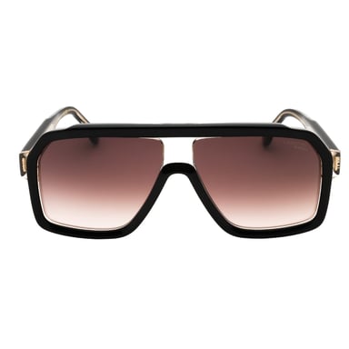 Carrera - Schwarze Sonnenbrille Mit Auffälligem Rahmen
